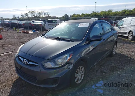 2012 Hyundai Accent Gls from USA, damaged, VIN KMHCT4AE1CU196920